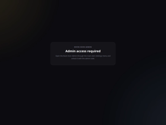 koin-admin screenshot