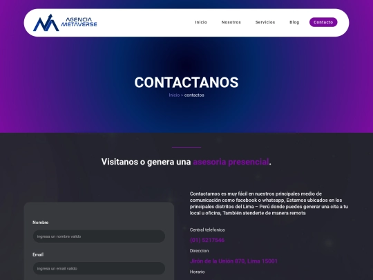 contact screenshot