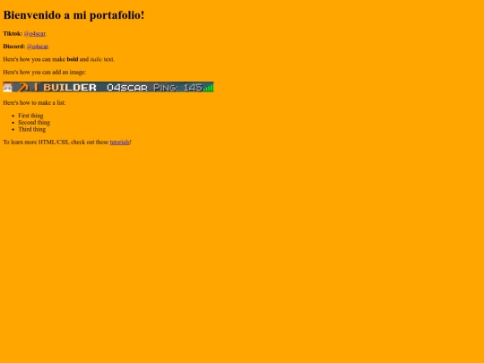 index screenshot