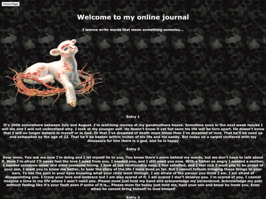 Journal screenshot
