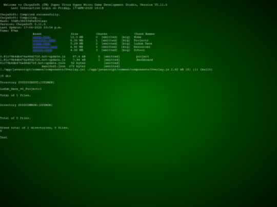 projects screenshot