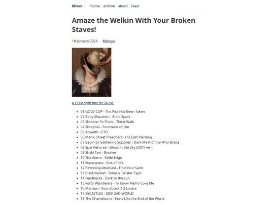 blog/Amaze the Welkin With Your Broken Staves screenshot
