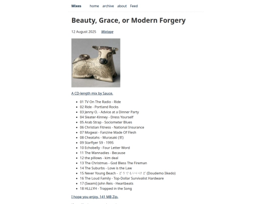 blog/Beauty Grace or Modern Forgery screenshot