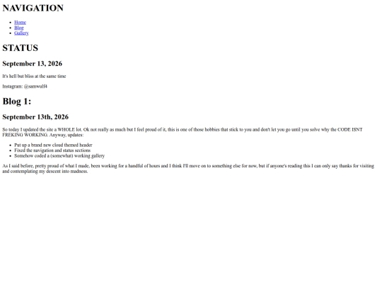 info screenshot