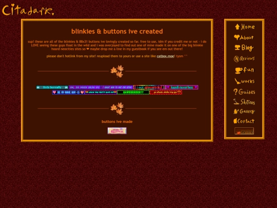 cafe/blinkiegallery screenshot