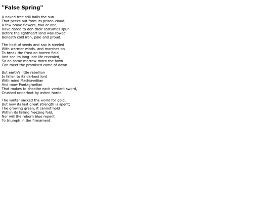 Poems/False_Spring screenshot