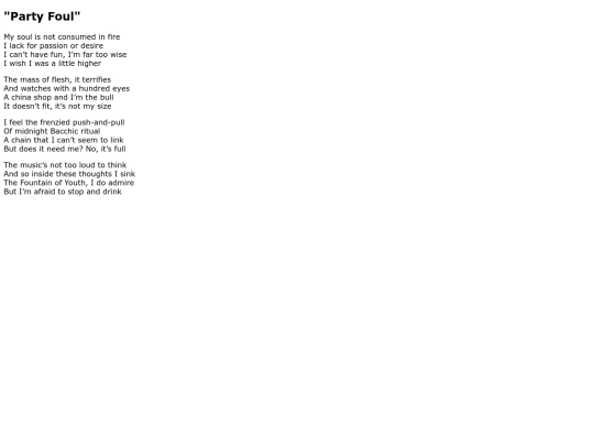 Poems/Party_Foul screenshot