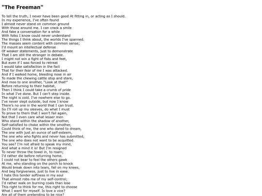 Poems/The_Freeman screenshot