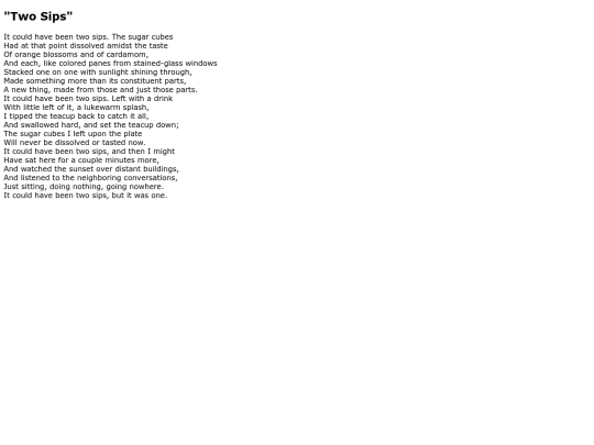 Poems/Two_Sips screenshot