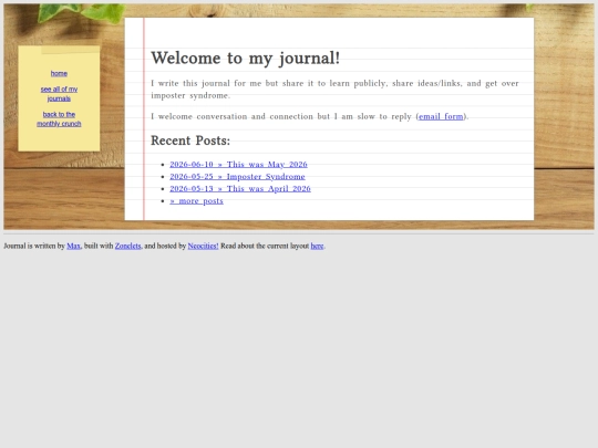 journal screenshot