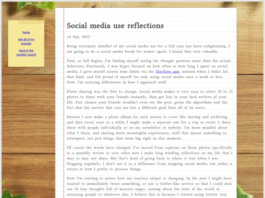 journal/posts/2025-09-14-Social-media-use-reflections screenshot