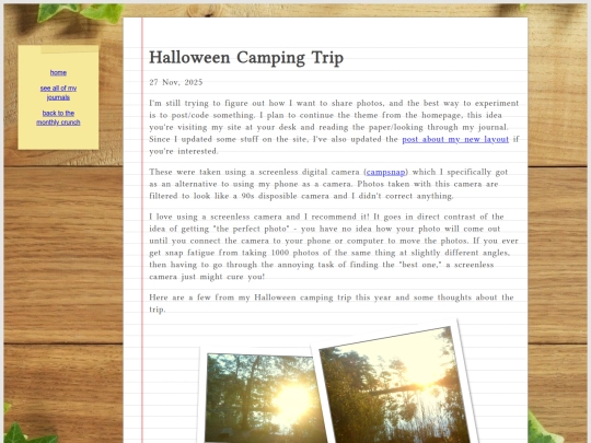 journal/posts/2025-11-27-Halloween-Camping-Trip screenshot