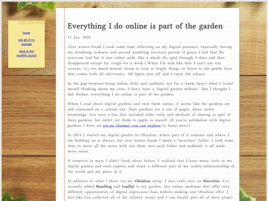 journal/posts/2026-01-11-Everything-I-do-online-is-part-of-the-garden screenshot