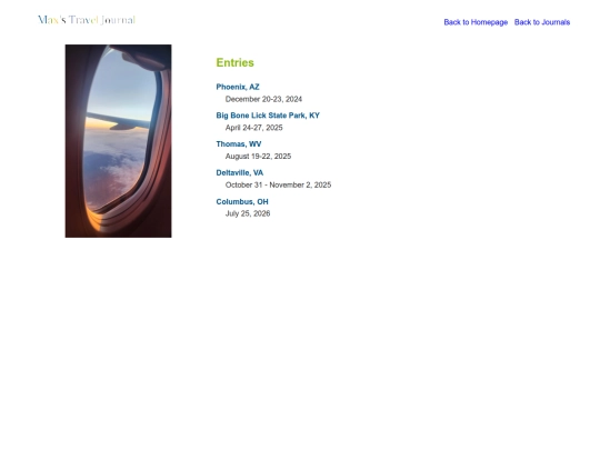 journal/travel screenshot