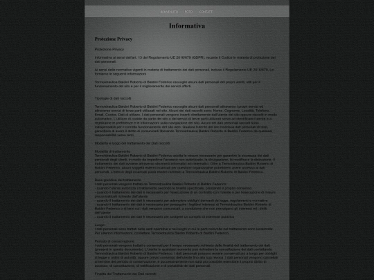Termoidraulica_Baldini_Roberto/Privacy screenshot