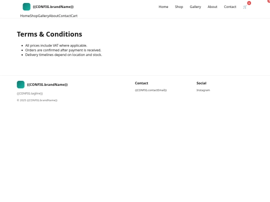 terms screenshot