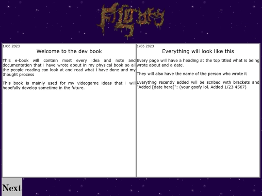 Book pages/page1 screenshot