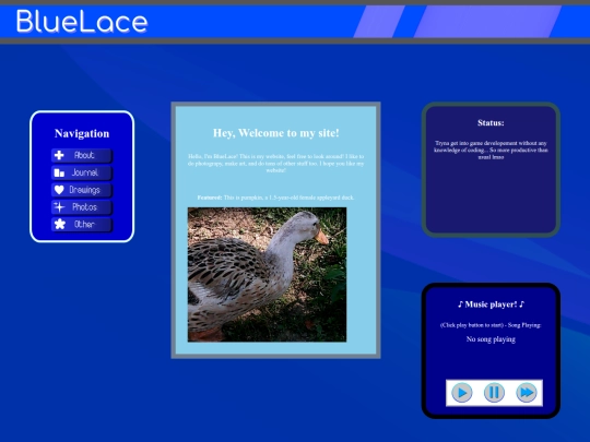 Mainpage screenshot