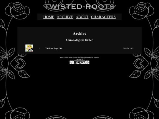 archive screenshot