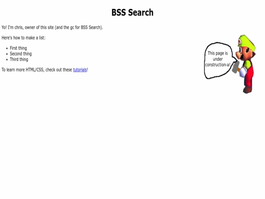 index screenshot