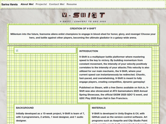 projects/vshift-project screenshot