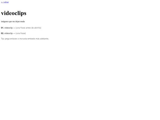 videos screenshot