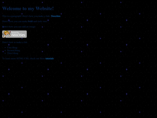 links screenshot