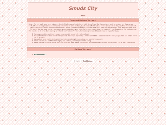 entries/bookreviews screenshot