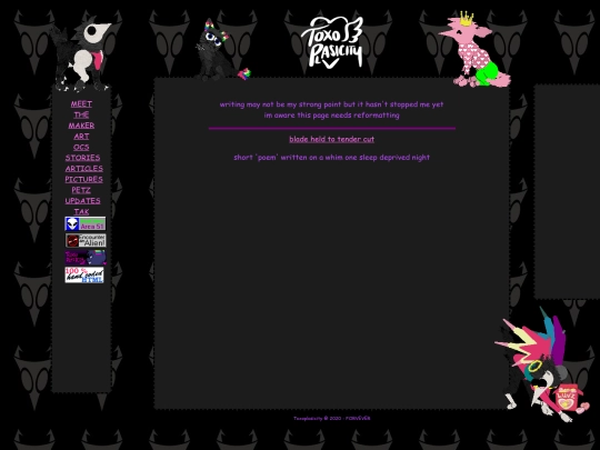 writing screenshot