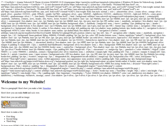 index screenshot