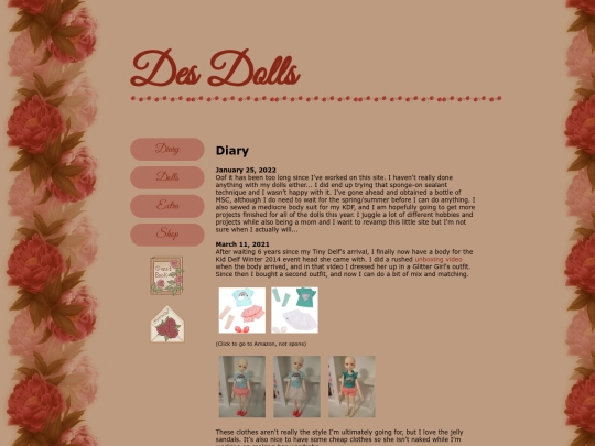 diary screenshot