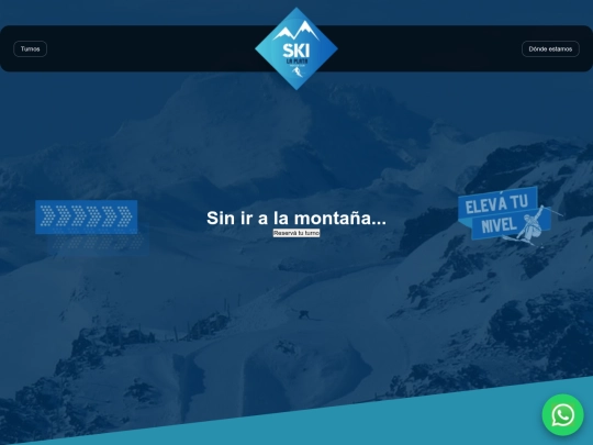 página principal/ski-laplata screenshot