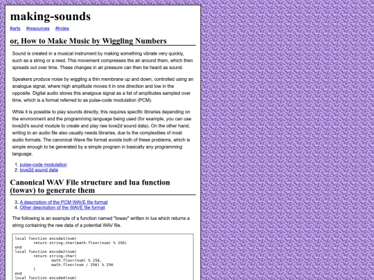 garden/making-sounds screenshot