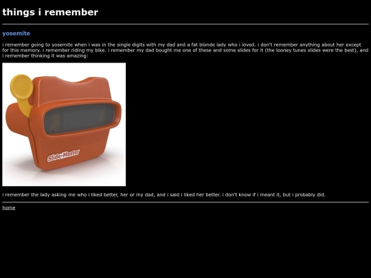 memories screenshot