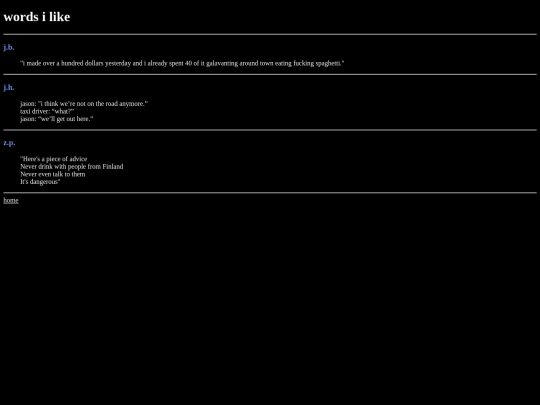 words screenshot