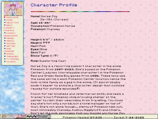 nursejoyshrine/aboutjoy screenshot