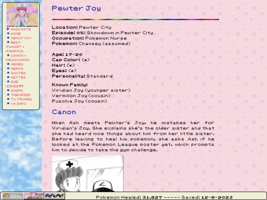 nursejoyshrine/canon/pewter screenshot
