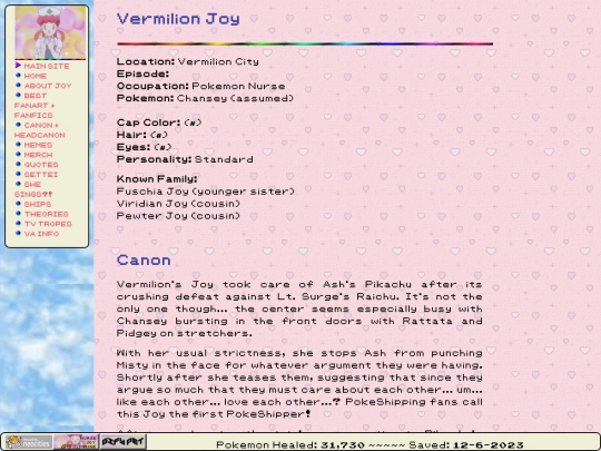 nursejoyshrine/canon/vermilion screenshot