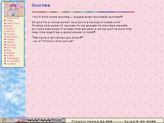 nursejoyshrine/quotes screenshot