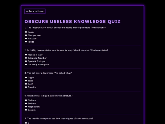 quiz2 screenshot