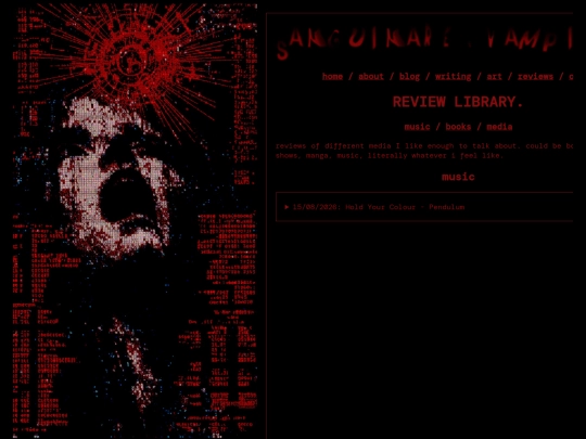 main/reviews screenshot