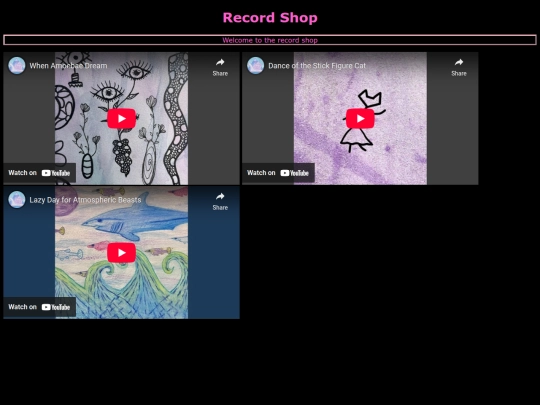 recordshop screenshot