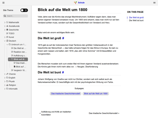 Deutsch/Umbruch um 1800/Blick auf die Welt um 1800 screenshot