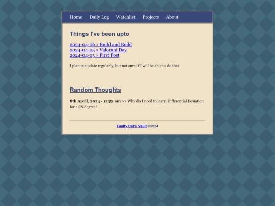log screenshot
