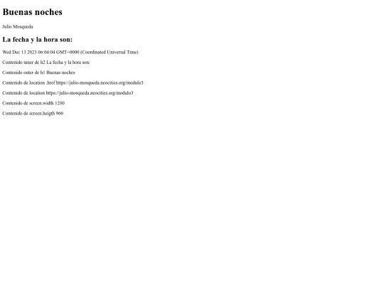 modulo3 screenshot