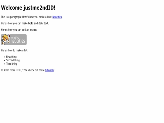 index screenshot