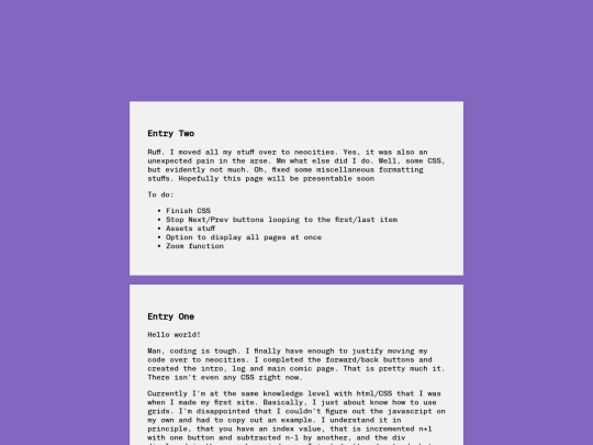 log screenshot
