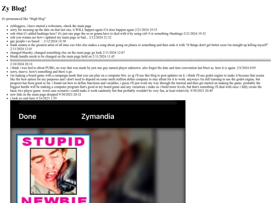 zyblog screenshot