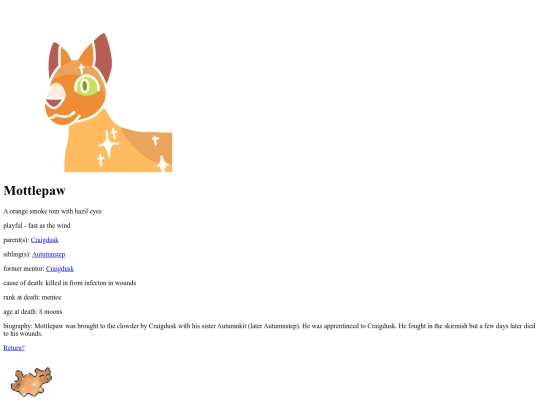 Mottlepaw screenshot