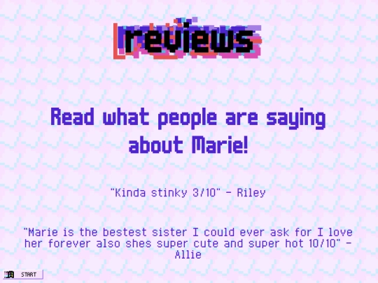 reviews screenshot